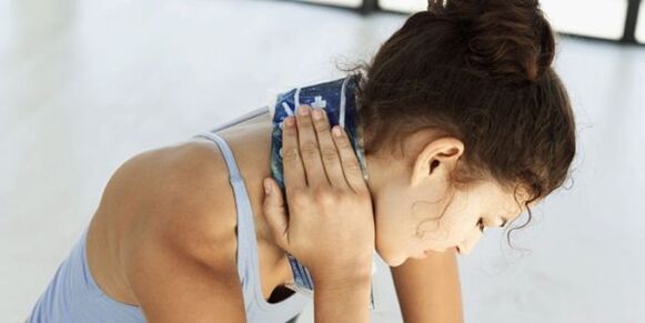 compress for the treatment of cervical osteochondrosis